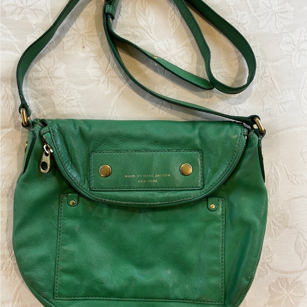 Marc Jacobs Vibrant Green Crossbody Bag